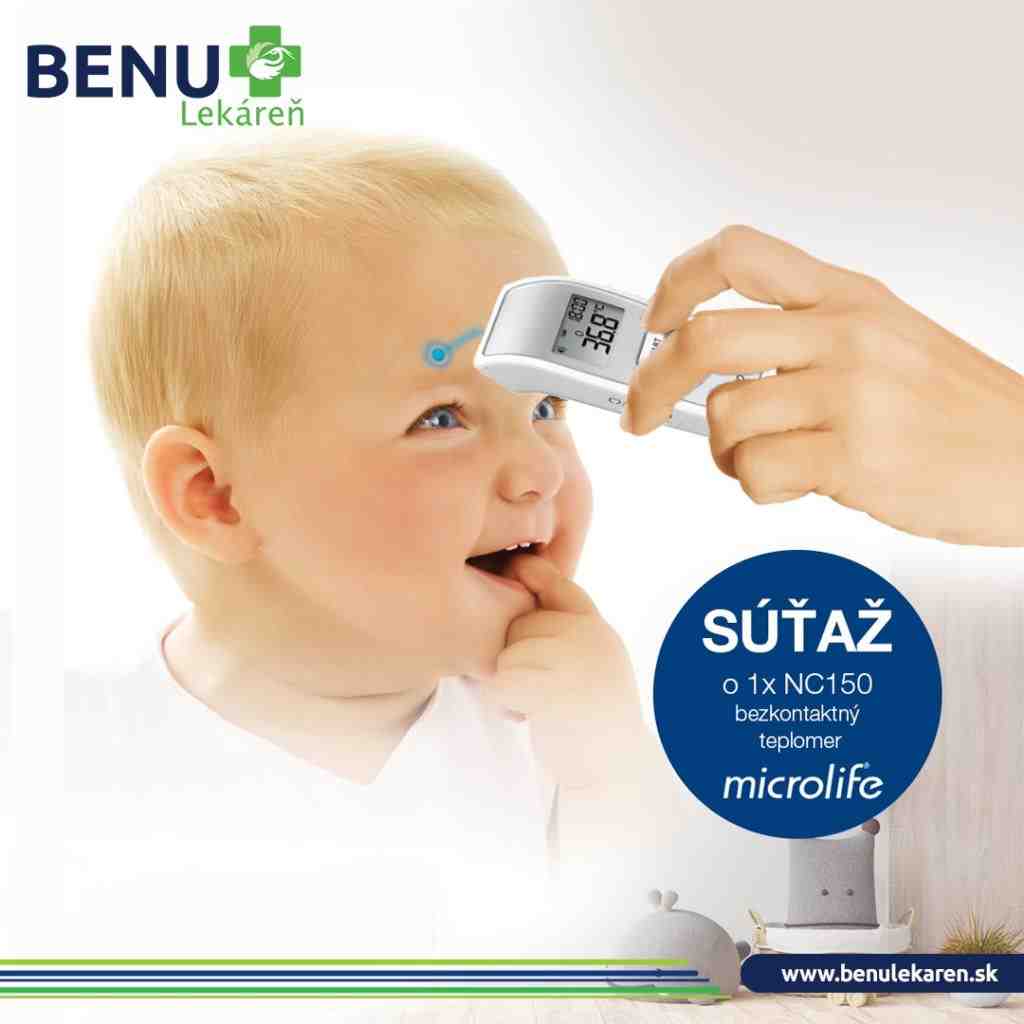 Súťaž o bezkontaktný teplomer Microlife NC150
