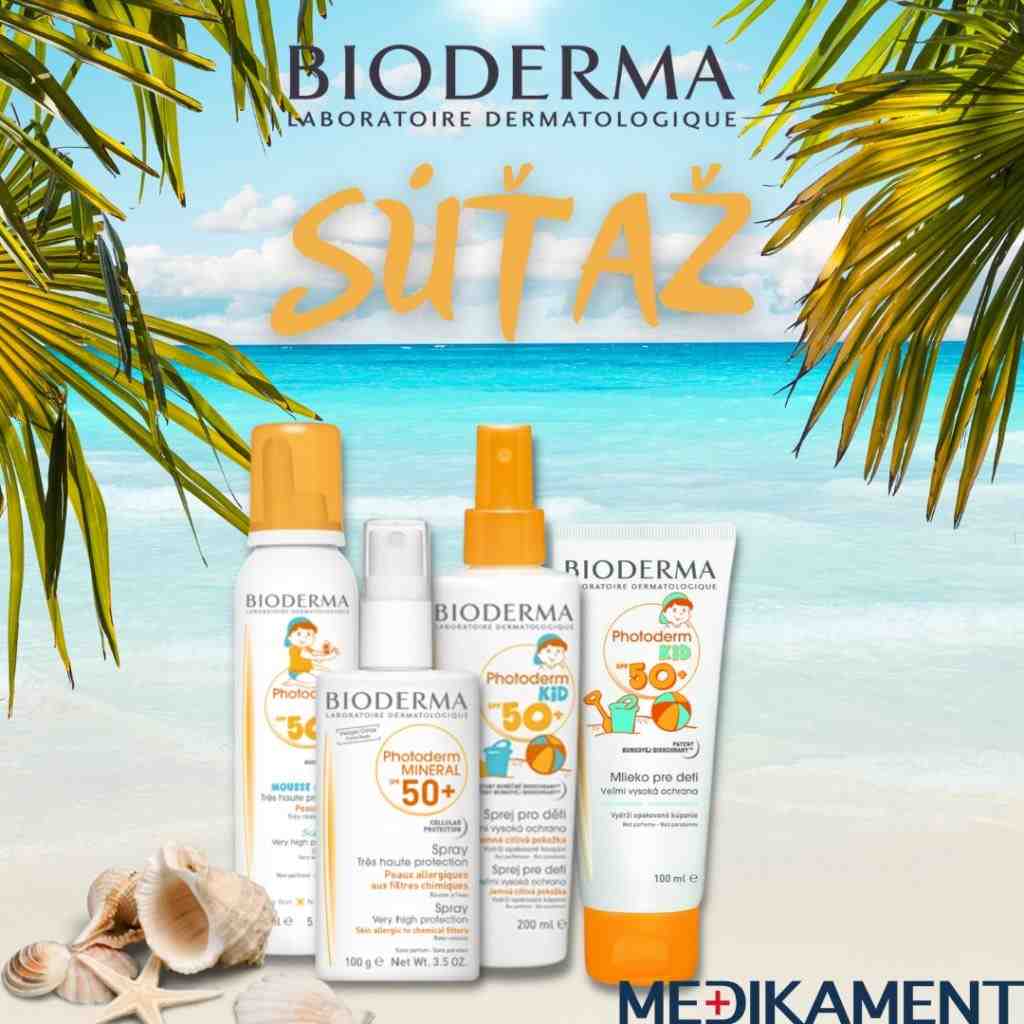 Súťaž o 3 letné balíčky Bioderma