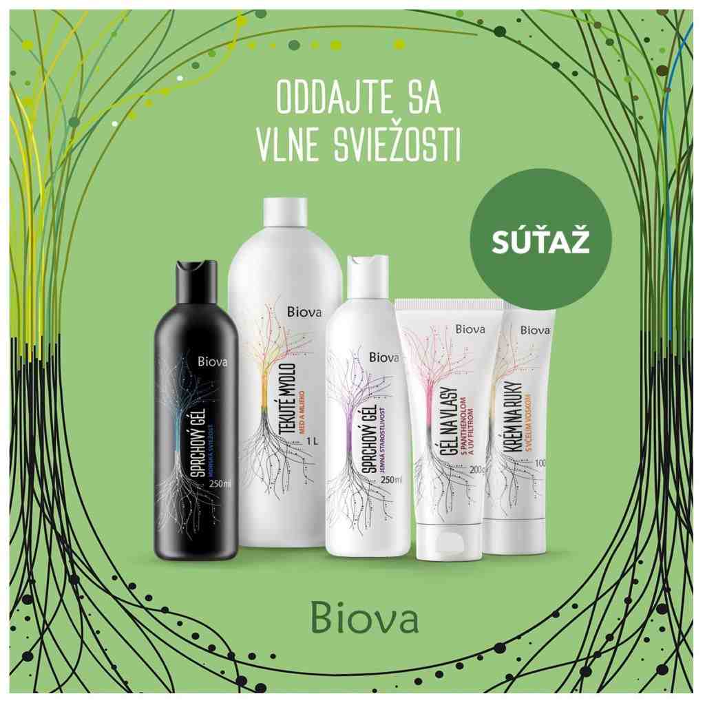 Súťaž o 5 balíčkov kozmetiky značky Biova