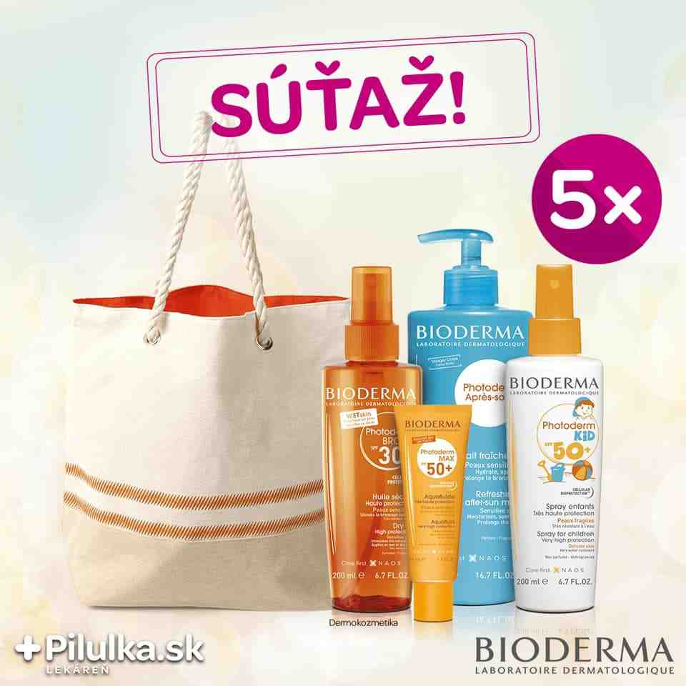 Súťaž o 5 plážových tašiek s produktmi Bioderma Photoderm