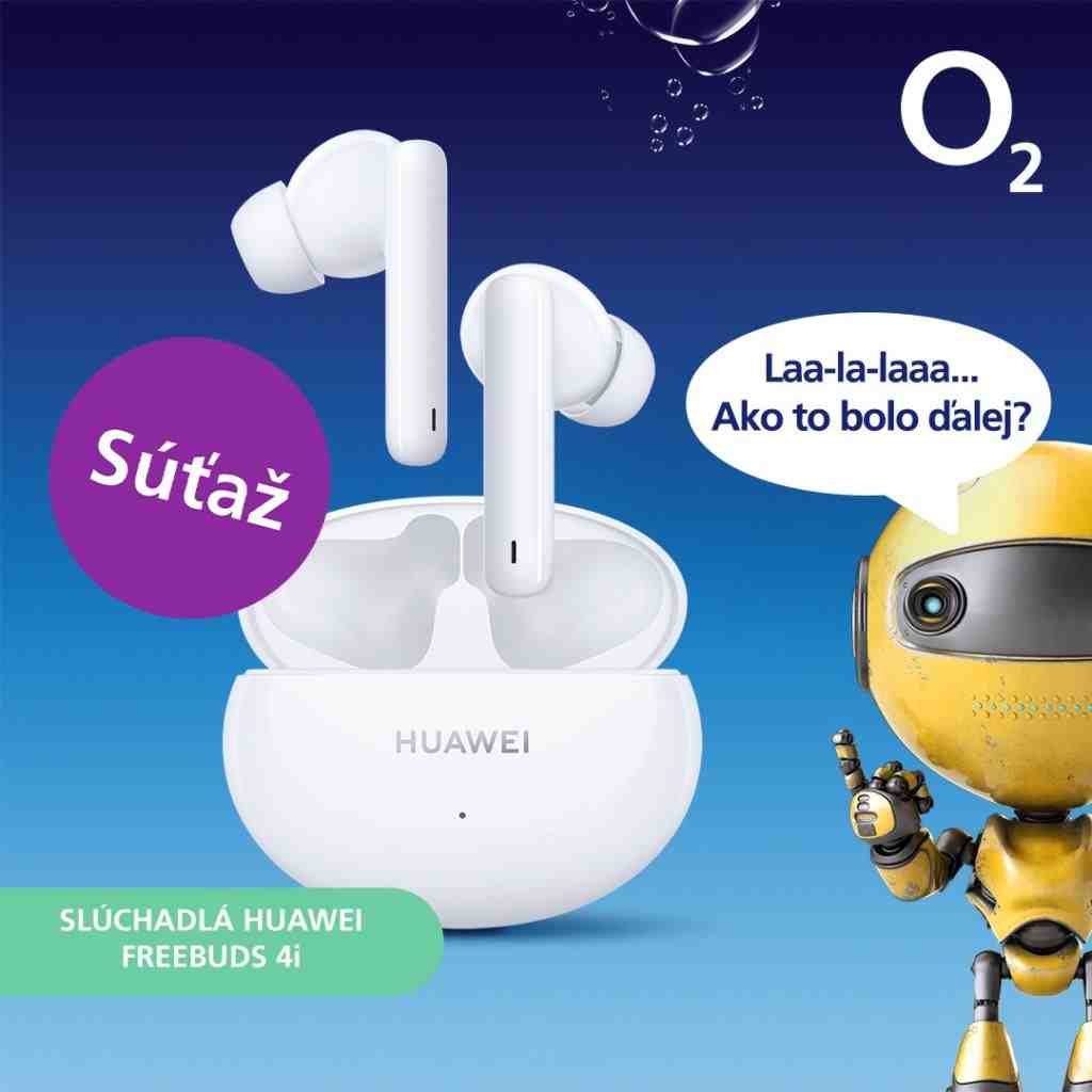 Súťaž o bezdrôtové slúchadlá Huawei Freebuds 4i