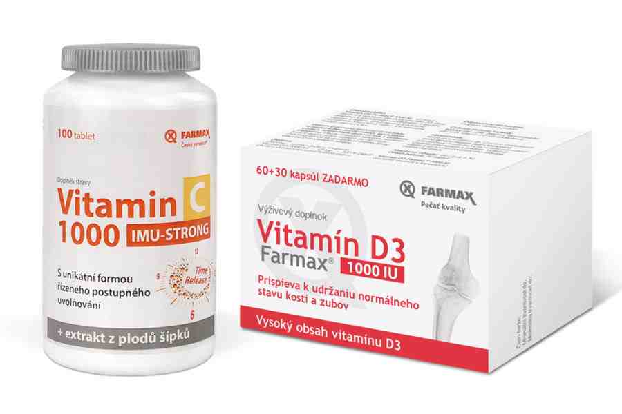 Súťaž o vitamínové balíčky vitamínov C a D3
