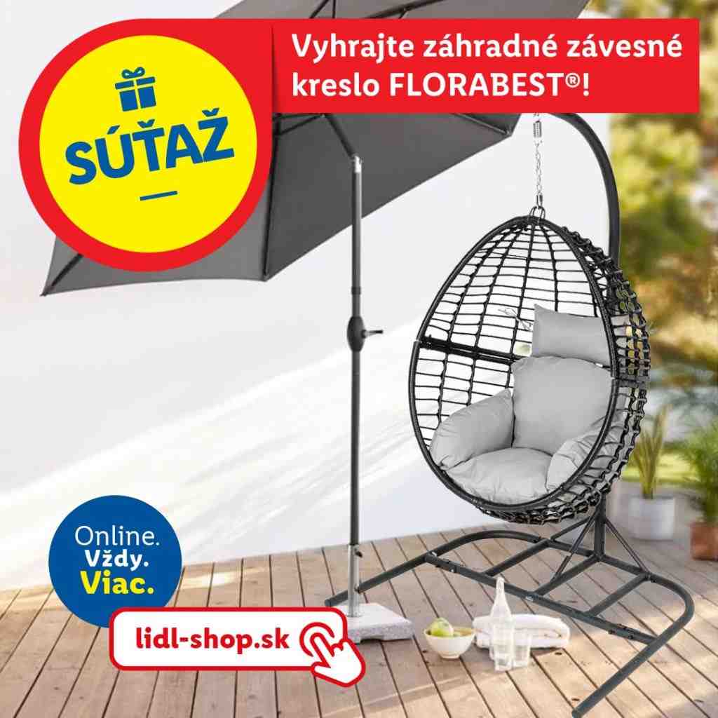 Súťaž o záhradné závesné kreslo FLORABEST