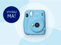 Vyhrajte 1 zo 100 fotoaparátov Instax Mini 11