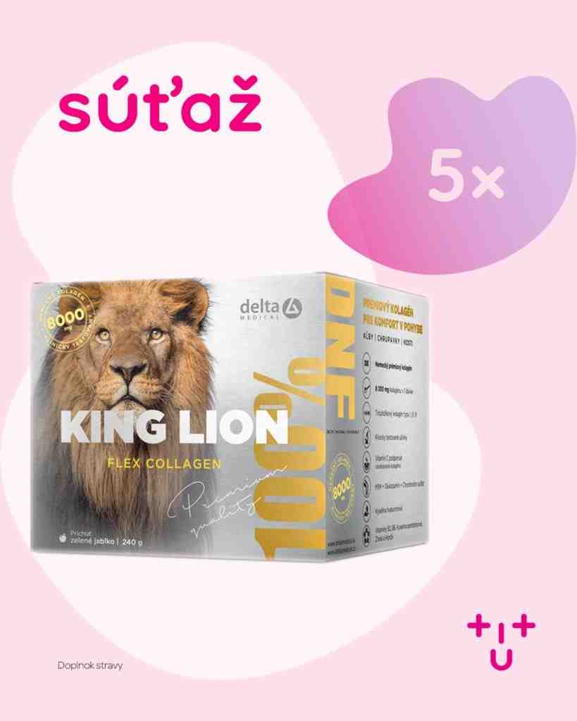 Súťaž o DELTA KING LION Flex Collagen