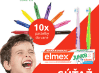 Súťaž o 10x ELMEX pastelky do vane