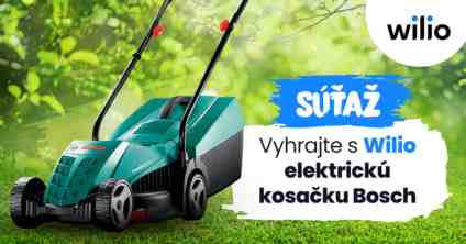 Súťaž o elektrickú rotačnú kosačku od značky BOSCH