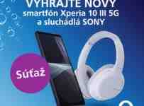 Súťaž o smartfón SONY Xperia 10 III 5G so SONY slúchadlami