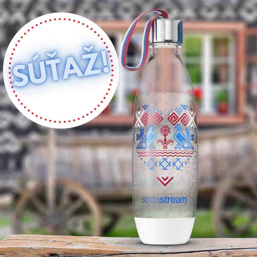 Súťaž o tri limitované fľaše od SodaStream s čičmanskym vzorom