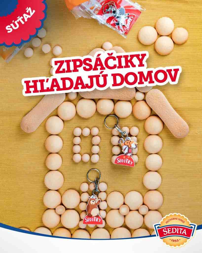 Súťaž o zipsáčiky spolu so sladkou odmenou od Sedity