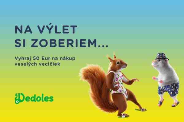 Vyhraj 50 Eur na nákup veselých vecičiek od Dedoles