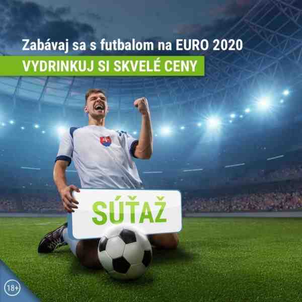 Zabávaj sa s futbalom na EURO 2020 a vydrinkuj si skvelé ceny