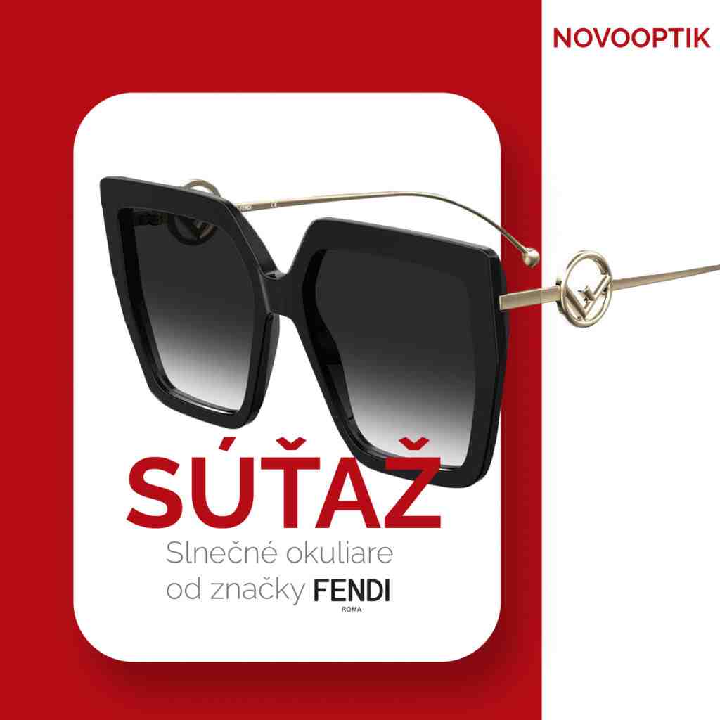 Súťaž o slnečné okuliare značky Fendi