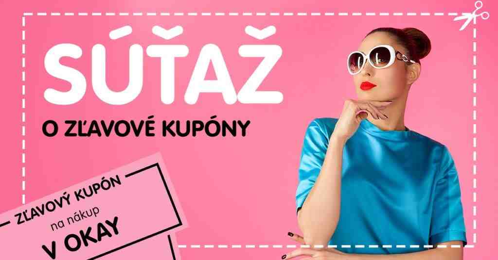 Súťaž o zľavové kupóny do Okay