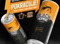 Vyhraj tričko a multipack energy drinkov BLACK HORSE