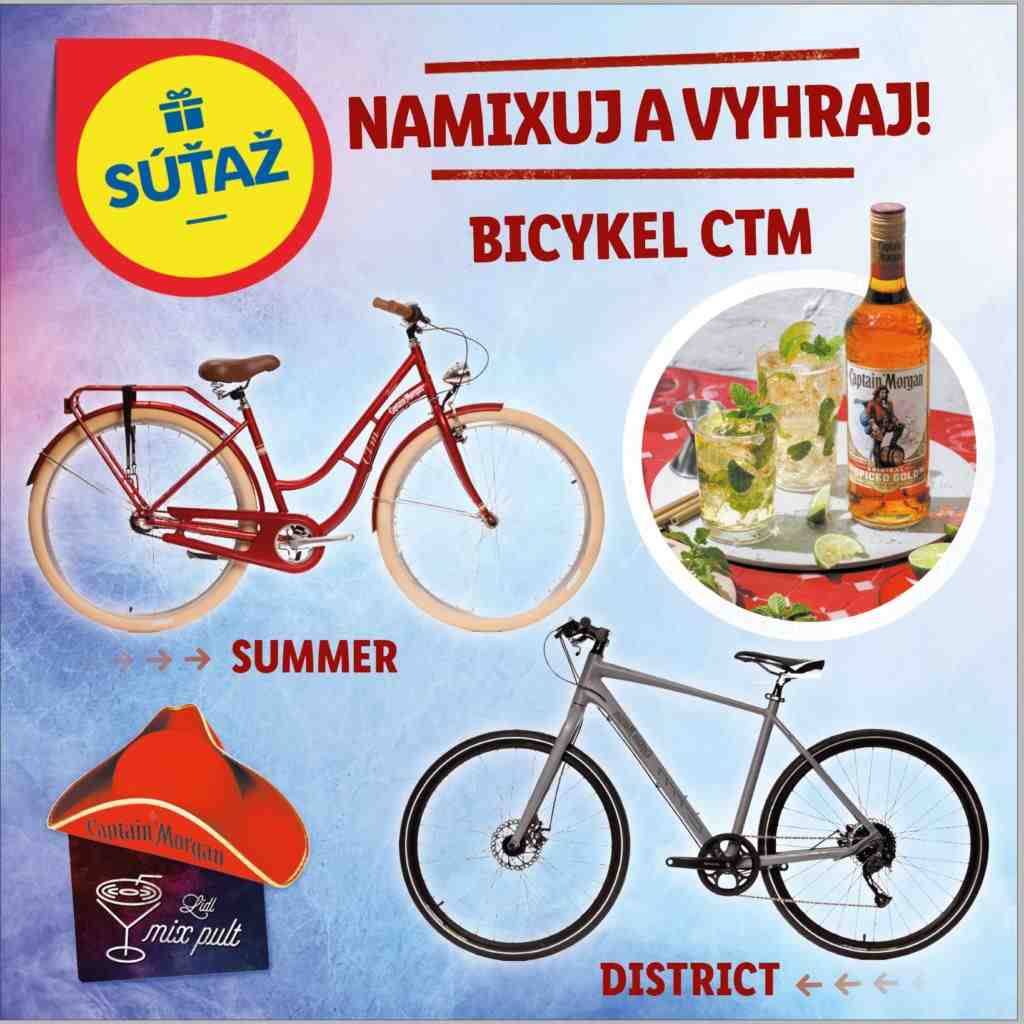 Vyhrajte s Captain Morgan bicykel CTM
