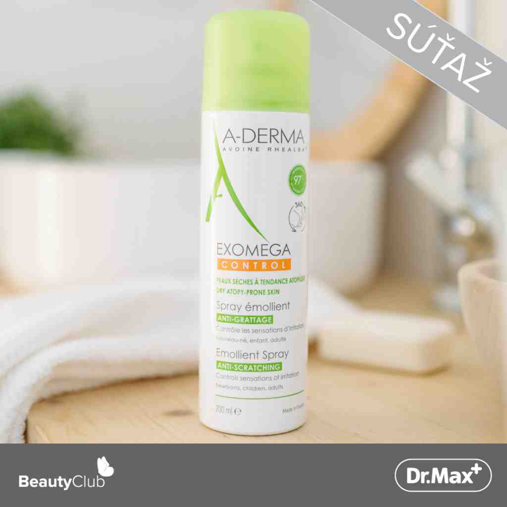Súťaž o A-DERMA EXOMEGA CONTROL SPRAY EMOLLIENT