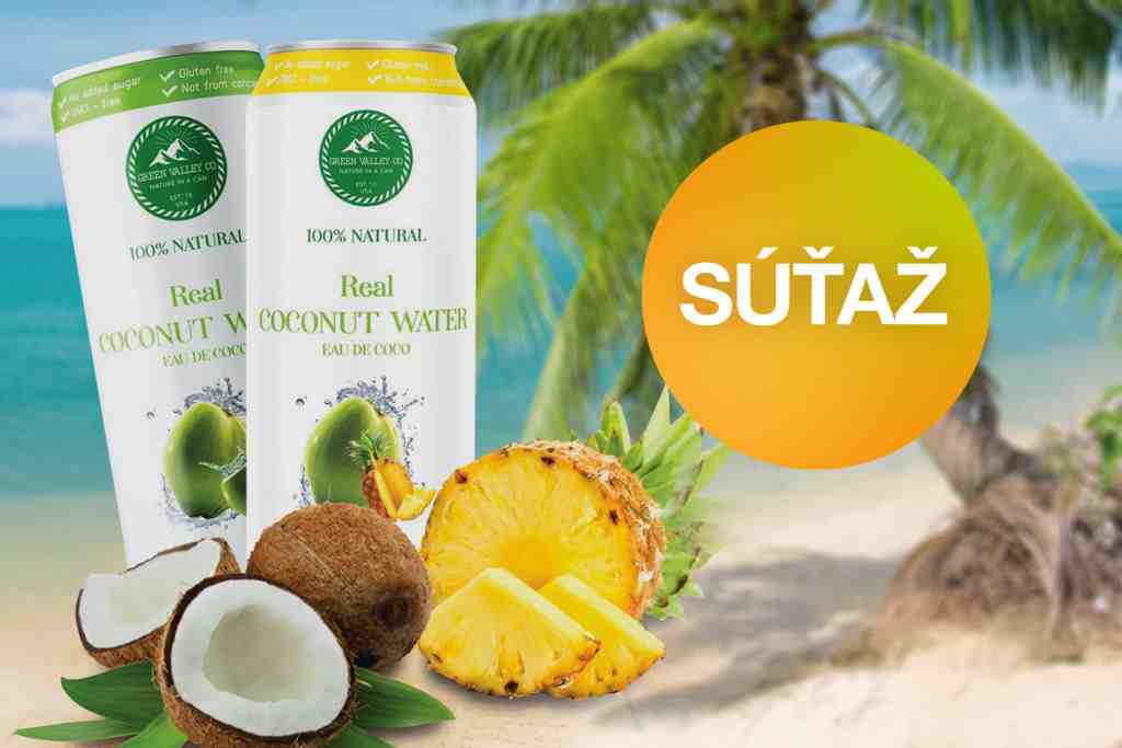 Súťaž o Green Valley Coconut Water