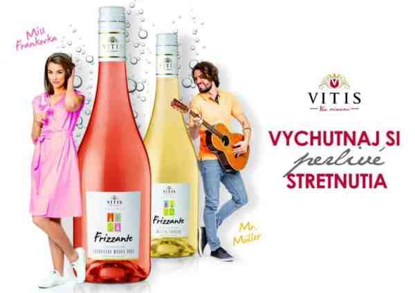 Súťaž o perlivé víno VITIS Galéria Frankovka modrá rosé a Müller Thurgau