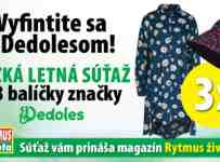 Súťaž o tri balíčky značky Dedoles