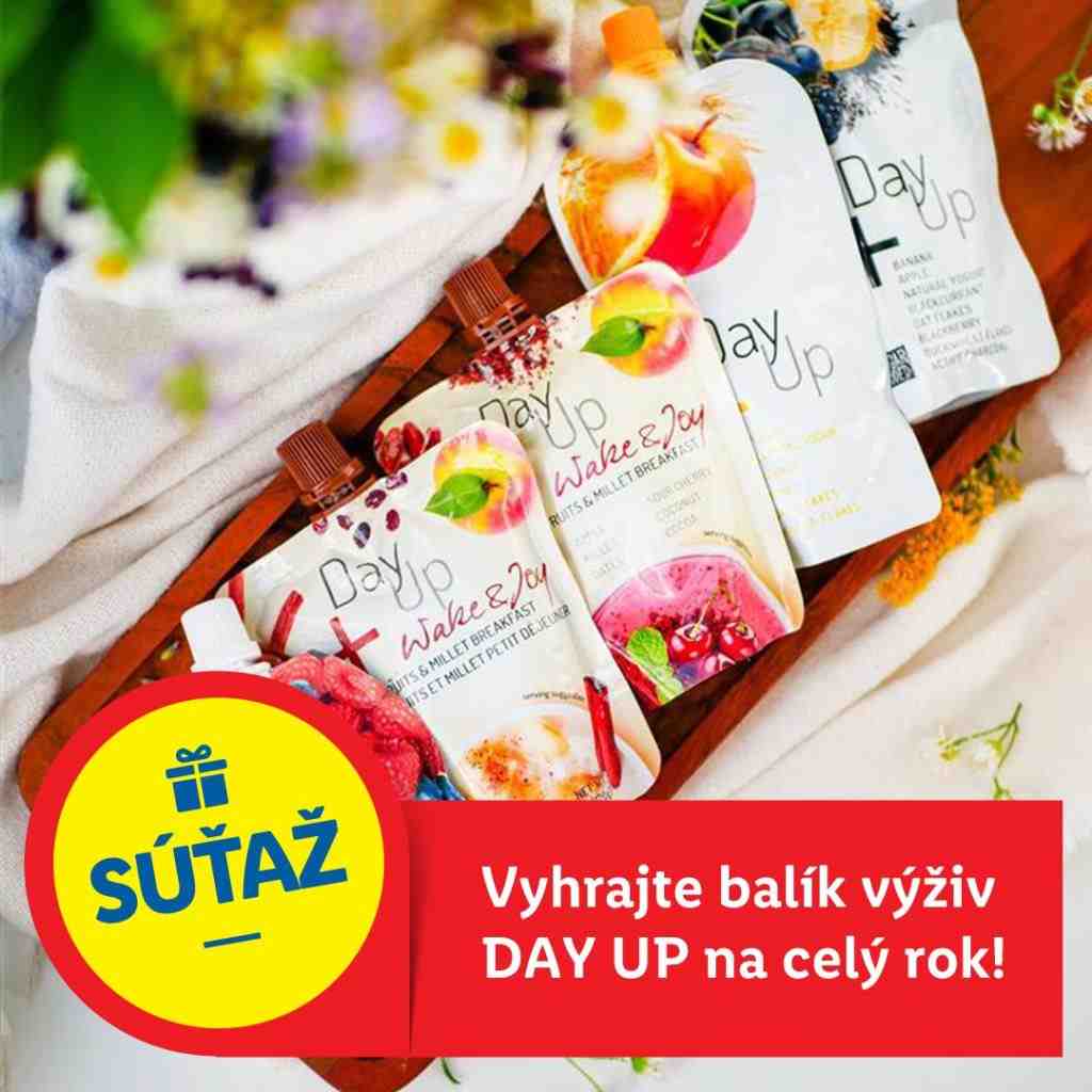 Vyhrajte balík výživ DAY UP na celý rok