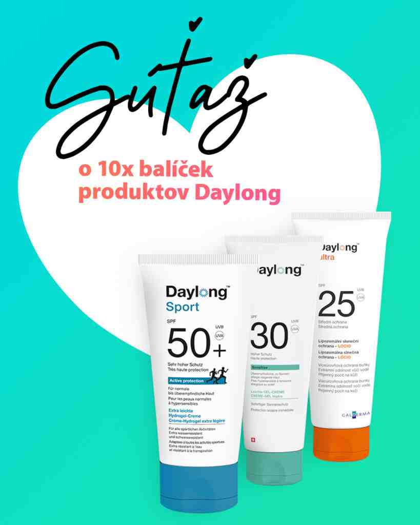 Súťaž o 10 balíčkov produktov Daylong