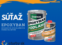 Súťaž o 5kg balenie farby Epoxyban RAL 7045