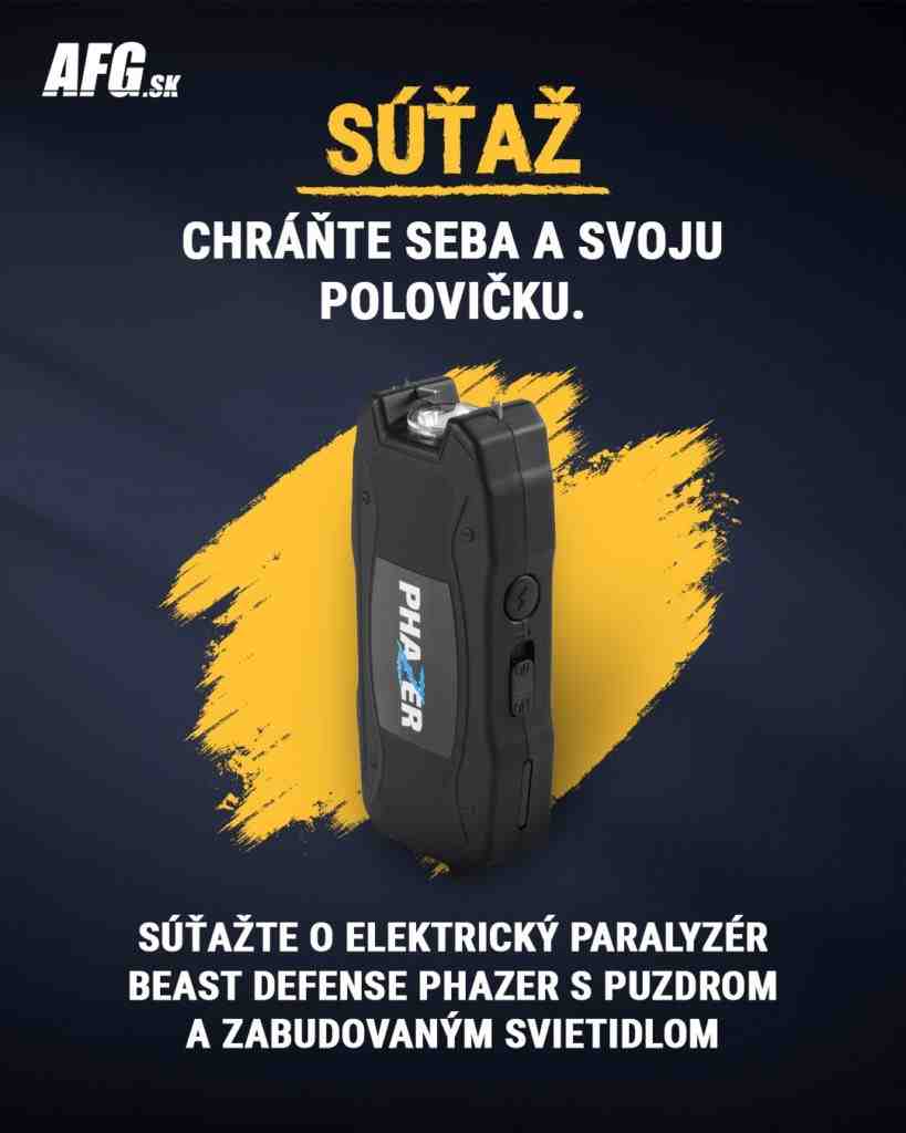Súťaž o elektrický paralyzér so svietidlom