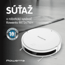 Súťaž o robotický vysávač Rowenta RR7267WH X-PLORER Serie 40 s funkciou mopu