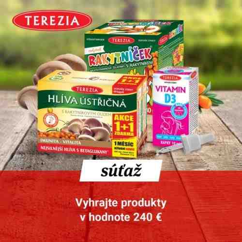 Súťaž o výrobky značky TEREZIA v hodnote 240€