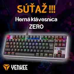 Súťaž o Yenkee hernú klávesnicu ZERO