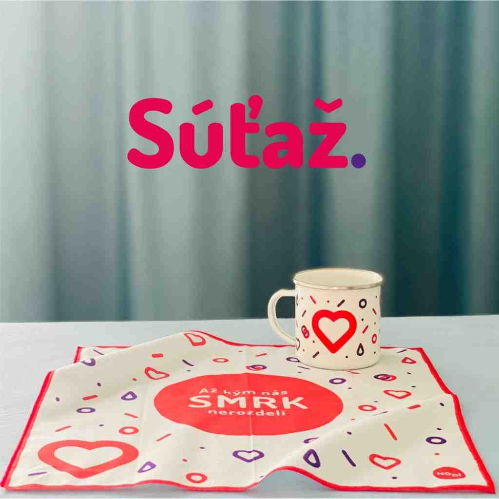 Súťaž o bavlnenú vreckovku a hrnček s rovnakým dizajnom