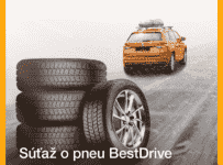 Súťaž o sadu pneumatík BestDrive v hodnote 350 € vrátane prezutia