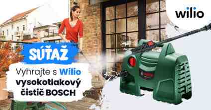 Súťaž o vysokotlakový čistič BOSCH