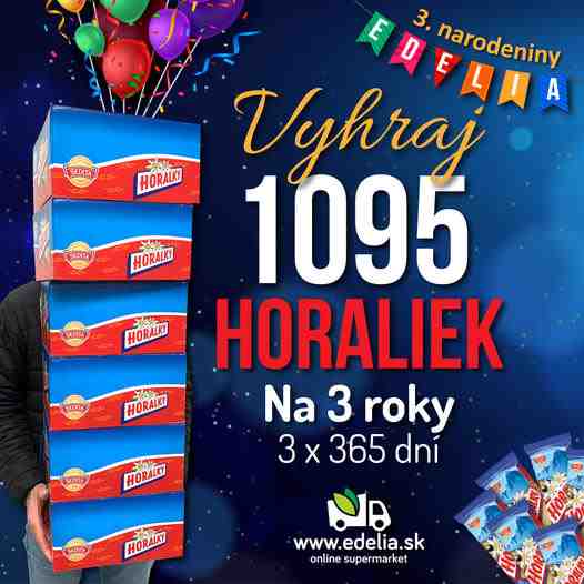 Súťaž o 1095 kusov Horaliek