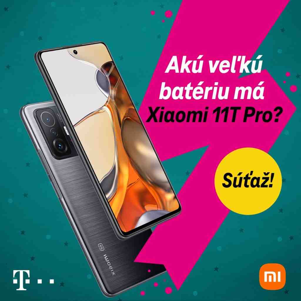 Súťaž o 3x Xiaomi 11T Pro 5G