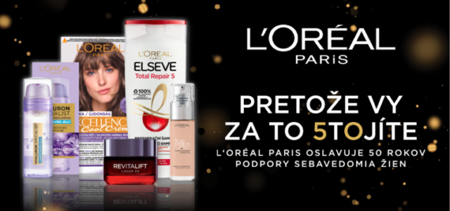 Súťaž o 3x balíček s ikonickým produktmi L’Oréal Paris