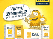 Súťaž o 5 balíkov vitamínu D pre celú rodinu