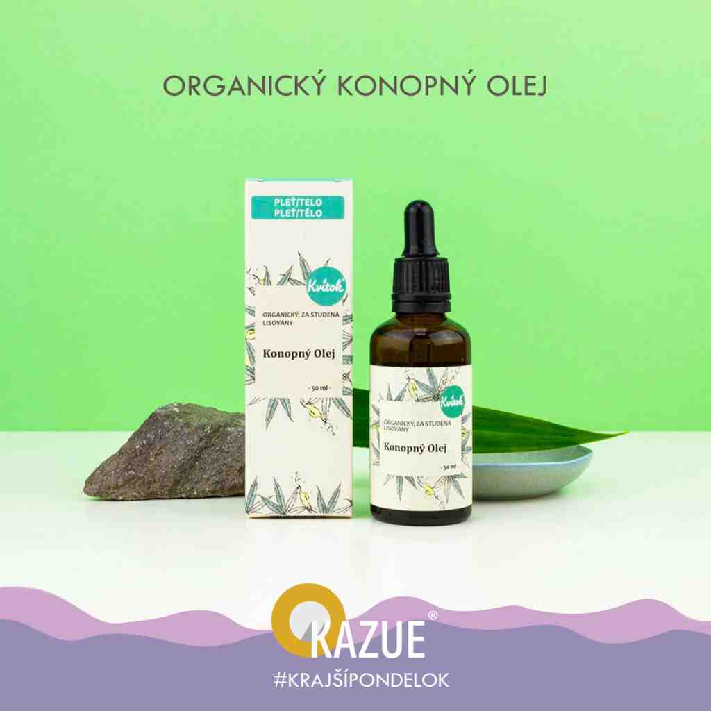 Súťaž o Organický konopný olej od firmy Kvitok