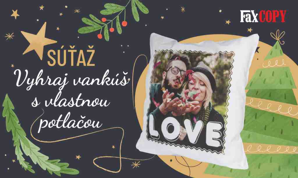 Súťaž o vankúš s vlastnou potlačou