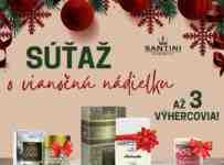 Súťaž o vianočnú nádielku plnú voňavých darčekov od Santini Cosmetic