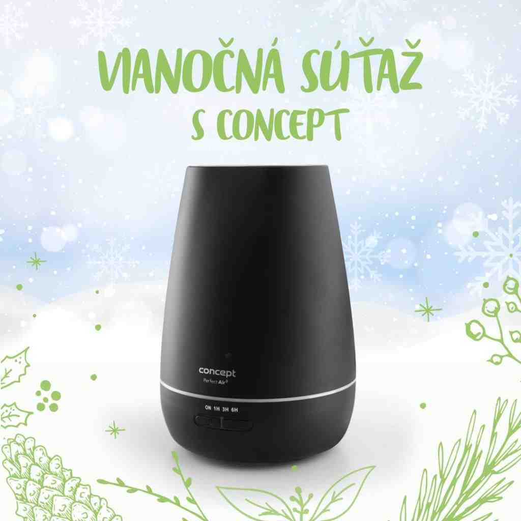 Súťaž o zvlhčovač vzduchu Concept Perfect Air s aromadifuzérom 2v1