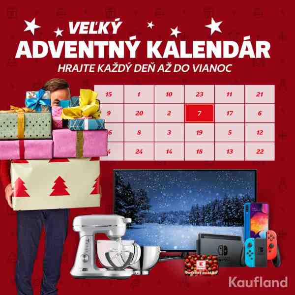 Kaufland veľký adventný kalendár 2021