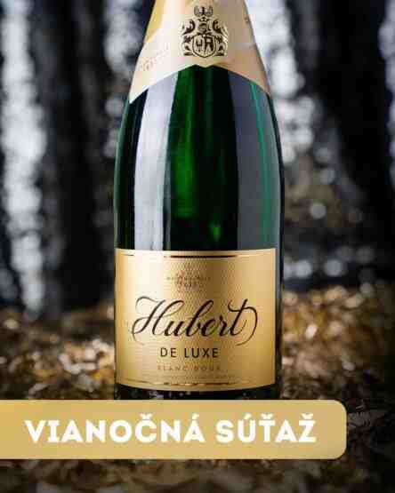 Súťaž o 2 fľaše sektu Hubert de Luxe a 2 Hubert poháre na sekt