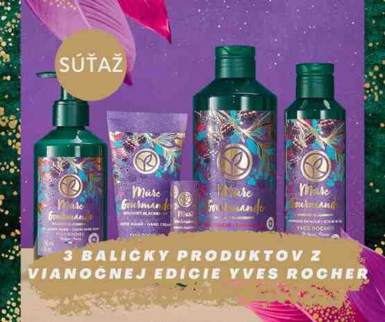 Súťaž o 3 balíčky produktov z vianočnej limitky Yves Rocher