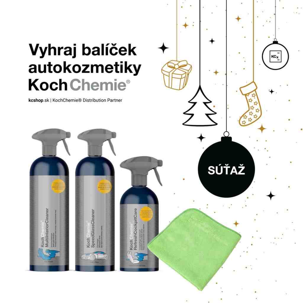 Súťaž o balíček autokozmetiky KochChemie pre údržbu interiéru