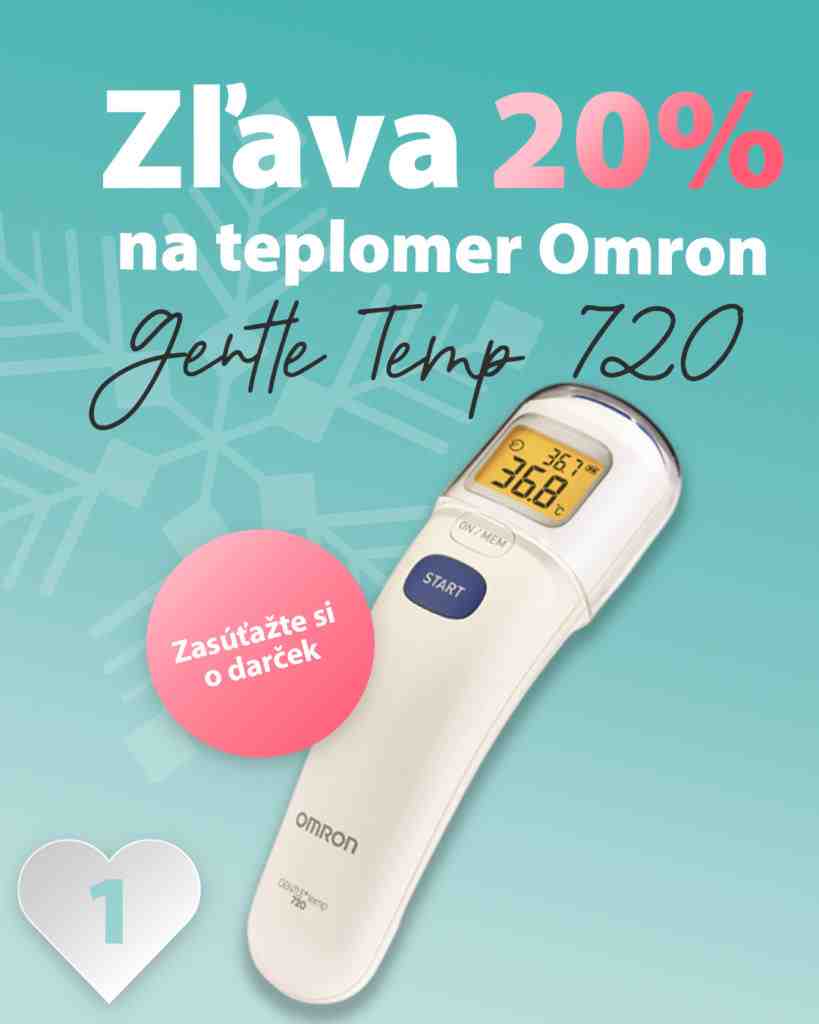 Súťaž o bezdotykový teplomer OMRON Gentle Temp 720