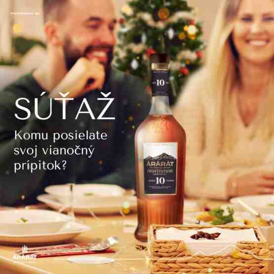Súťaž o fľašu ARARAT 10YO aj s 2 štýlovými pohármi