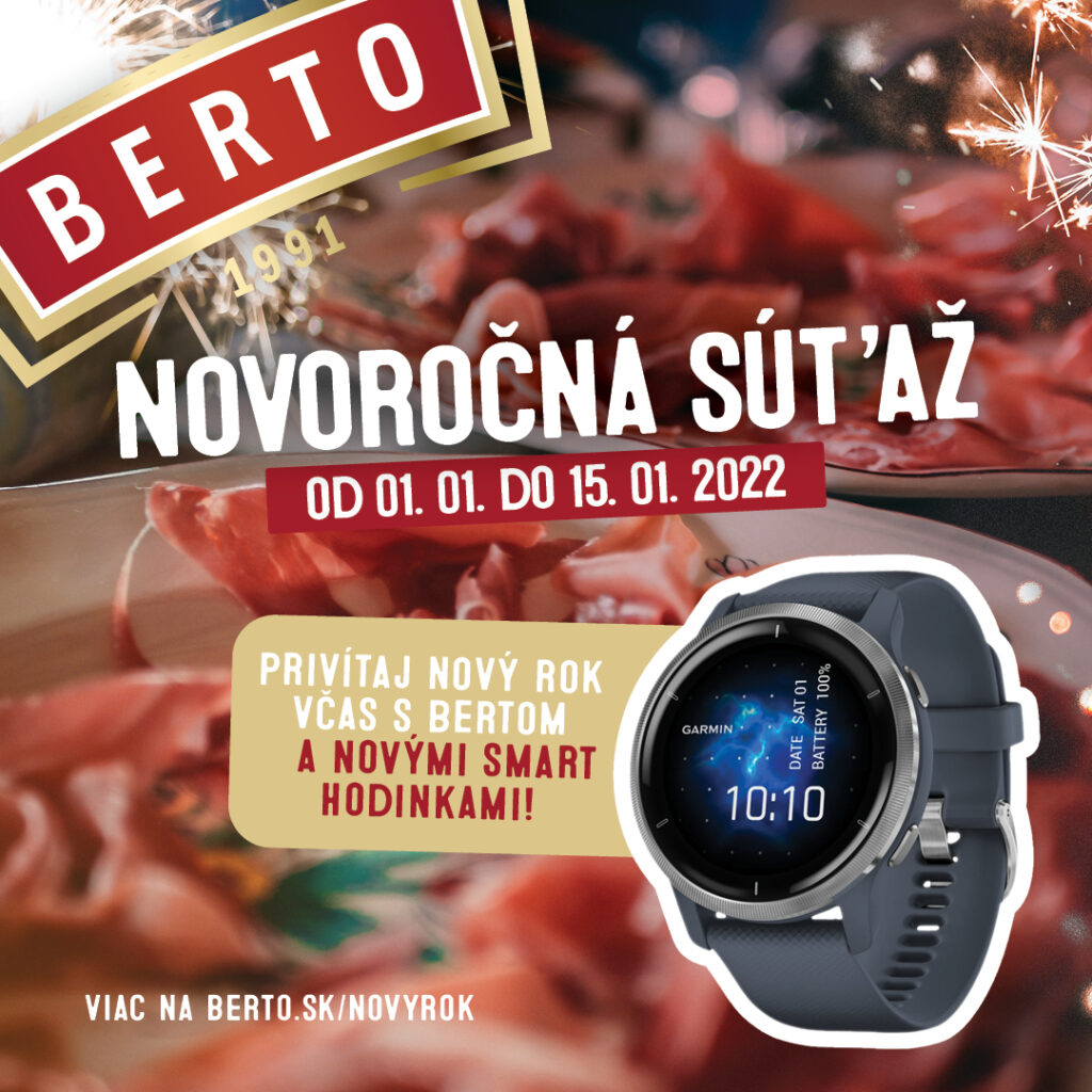 Novoročná súťaž Berto o smart hodinky