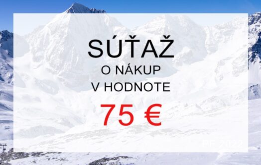 Súťaž o nákup v hodnote 75€ v Alpine PRO